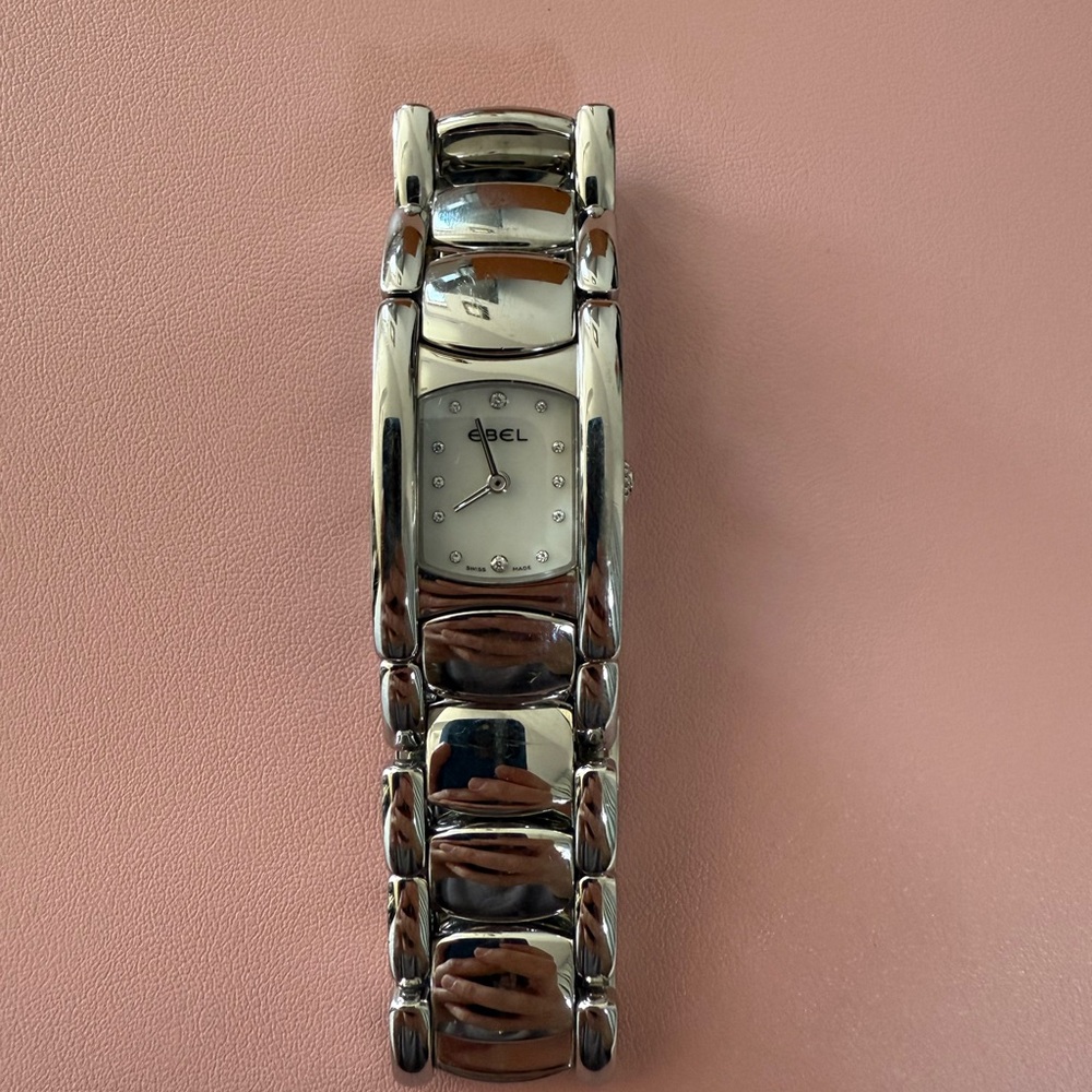 Ebel Silver Stainless Steel Watch